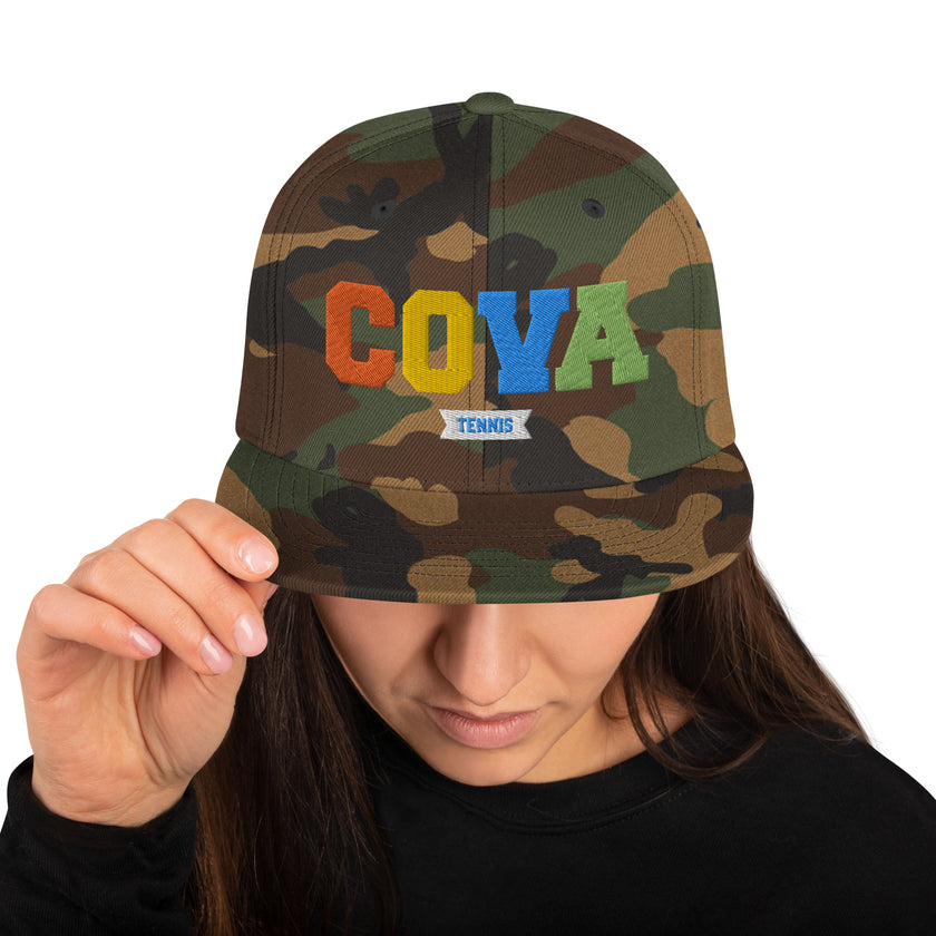 CoVA Tennis Rainbow Snapback Hat