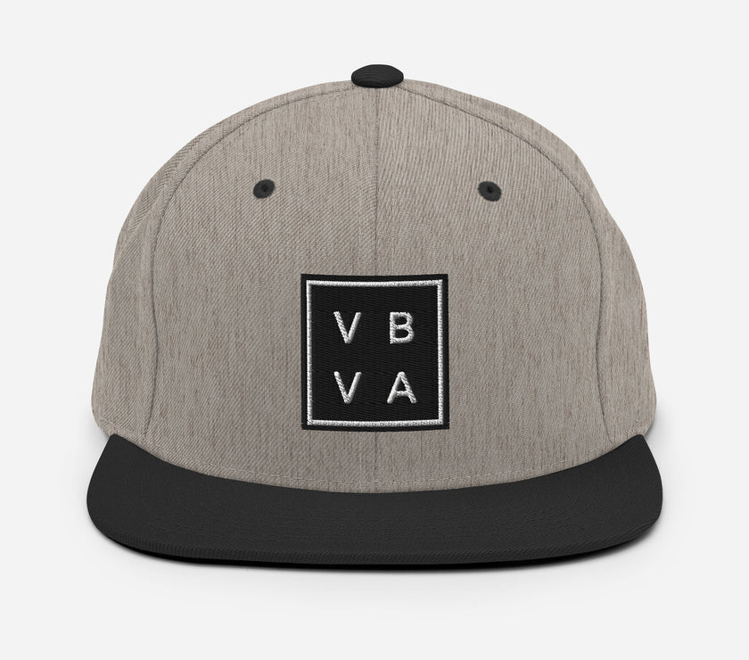 VBVA Snapback Hat by CoVA Tennis Virginia Beach Virginia