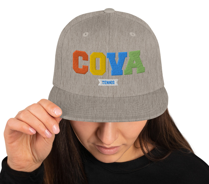 CoVA Tennis Rainbow Snapback Hat