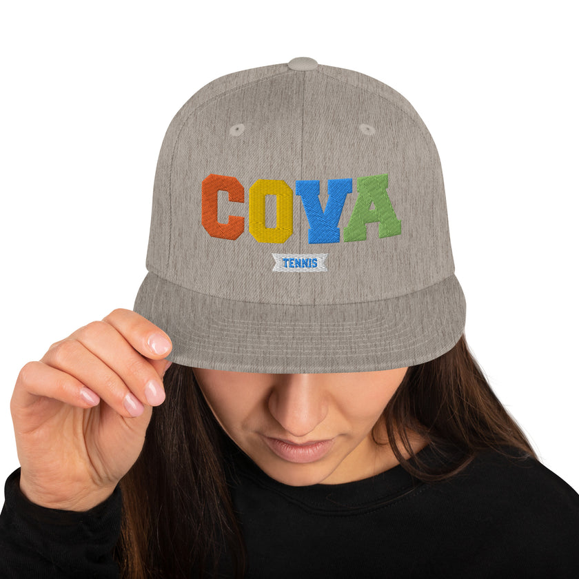 CoVA Tennis Rainbow Snapback Hat