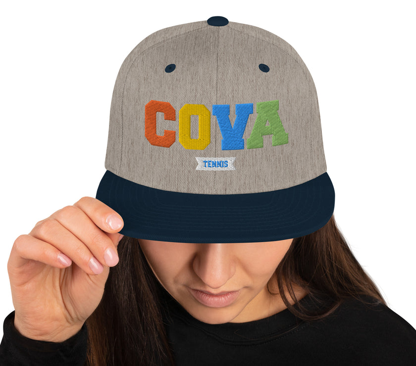 CoVA Tennis Rainbow Snapback Hat