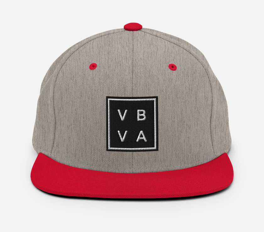 VBVA Snapback Hat by CoVA Tennis Virginia Beach Virginia