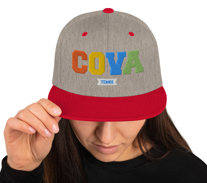 CoVA Tennis Rainbow Snapback Hat