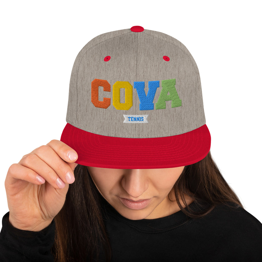 CoVA Tennis Rainbow Snapback Hat