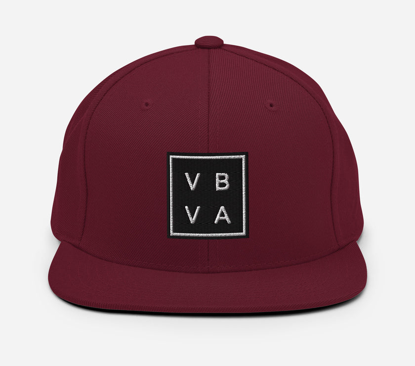 VBVA Snapback Hat by CoVA Tennis Virginia Beach Virginia