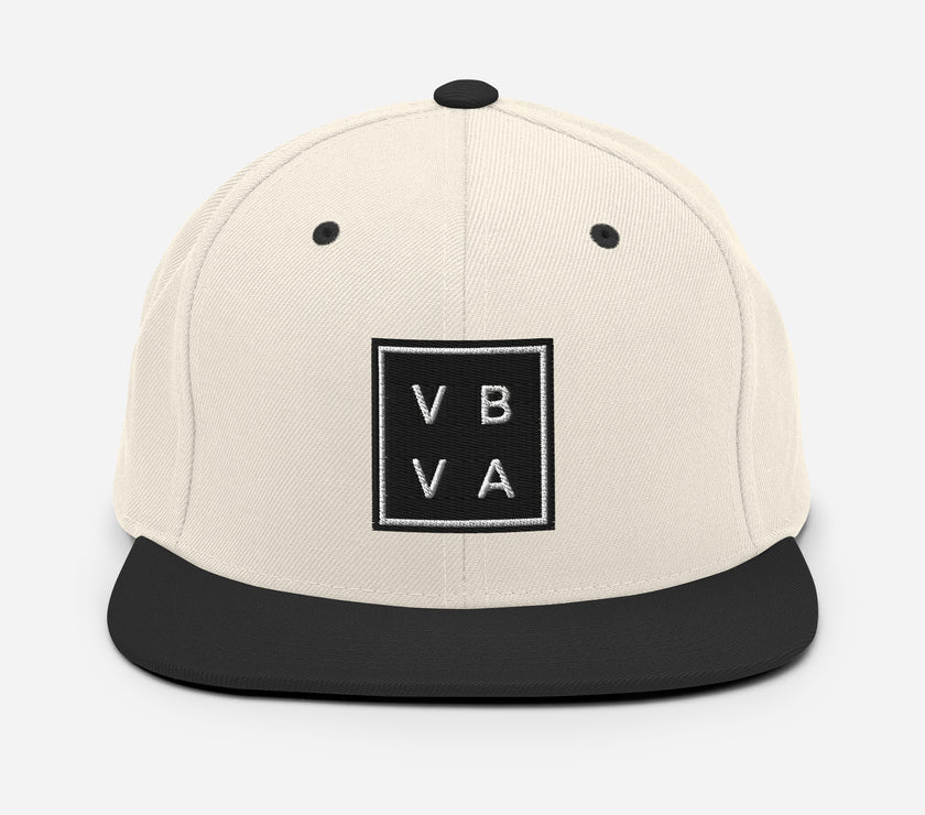 VBVA Snapback Hat by CoVA Tennis Virginia Beach Virginia