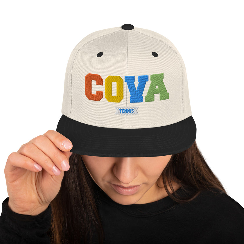 CoVA Tennis Rainbow Snapback Hat