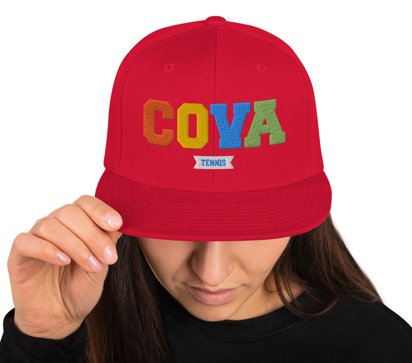 CoVA Tennis Rainbow Snapback Hat