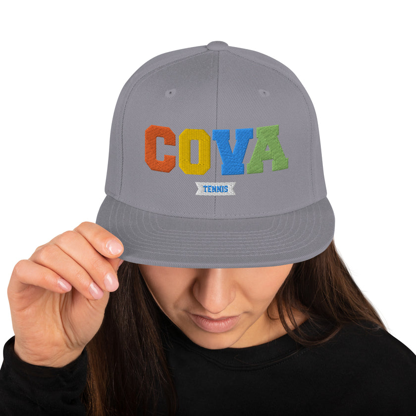 CoVA Tennis Rainbow Snapback Hat