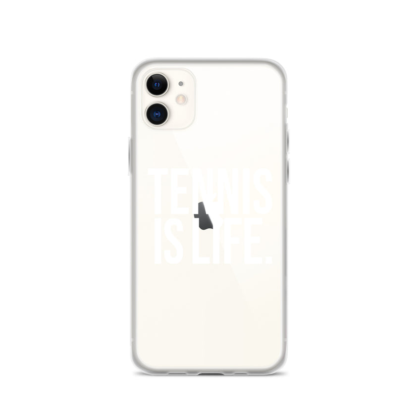 TENNIS IS LIFE Clear Case for iPhone® by CoVA Tennis