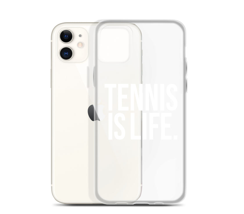 TENNIS IS LIFE Clear Case for iPhone® by CoVA Tennis