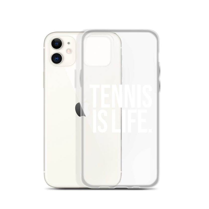 TENNIS IS LIFE Clear Case for iPhone® by CoVA Tennis