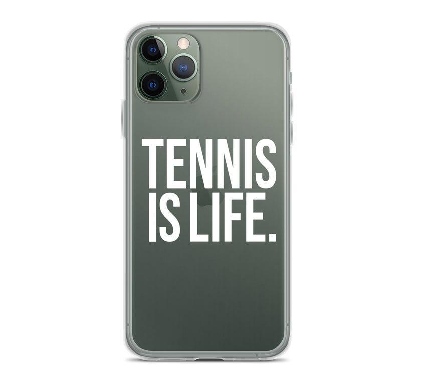 TENNIS IS LIFE Clear Case for iPhone® by CoVA Tennis