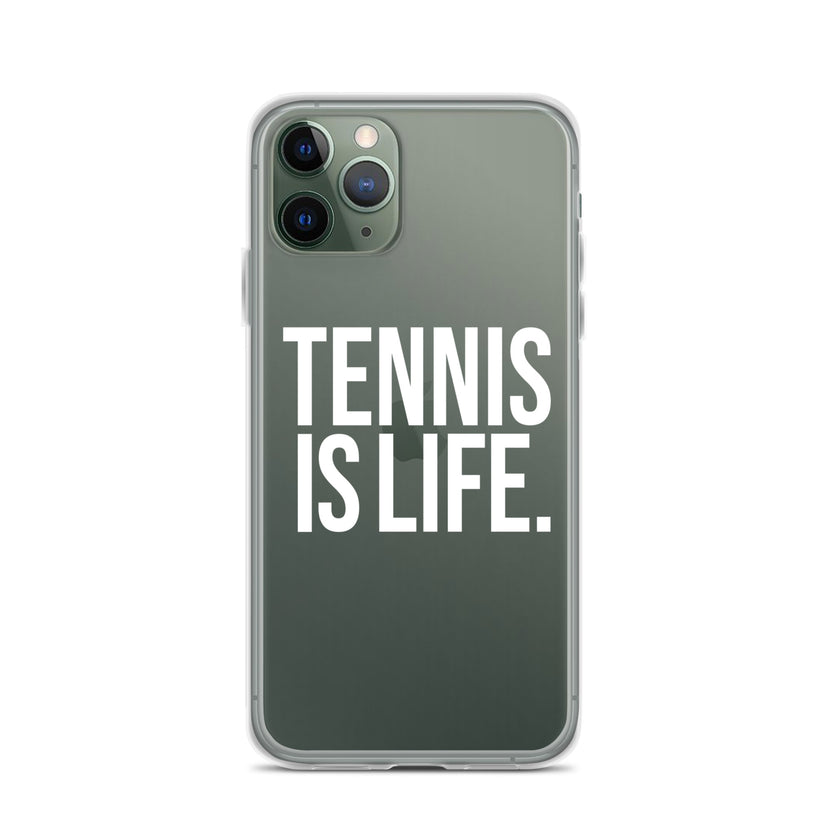 TENNIS IS LIFE Clear Case for iPhone® by CoVA Tennis