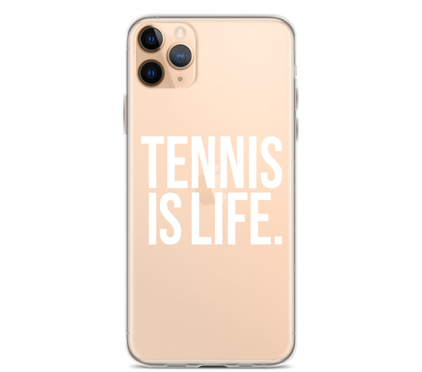 TENNIS IS LIFE Clear Case for iPhone® by CoVA Tennis