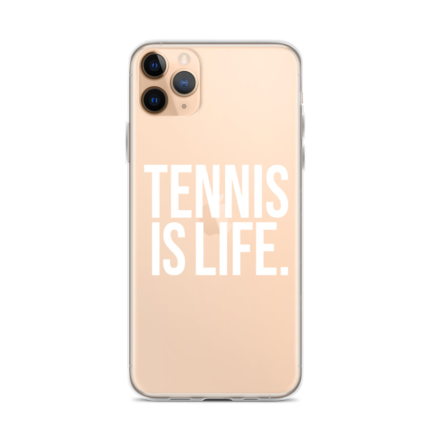 TENNIS IS LIFE Clear Case for iPhone® by CoVA Tennis