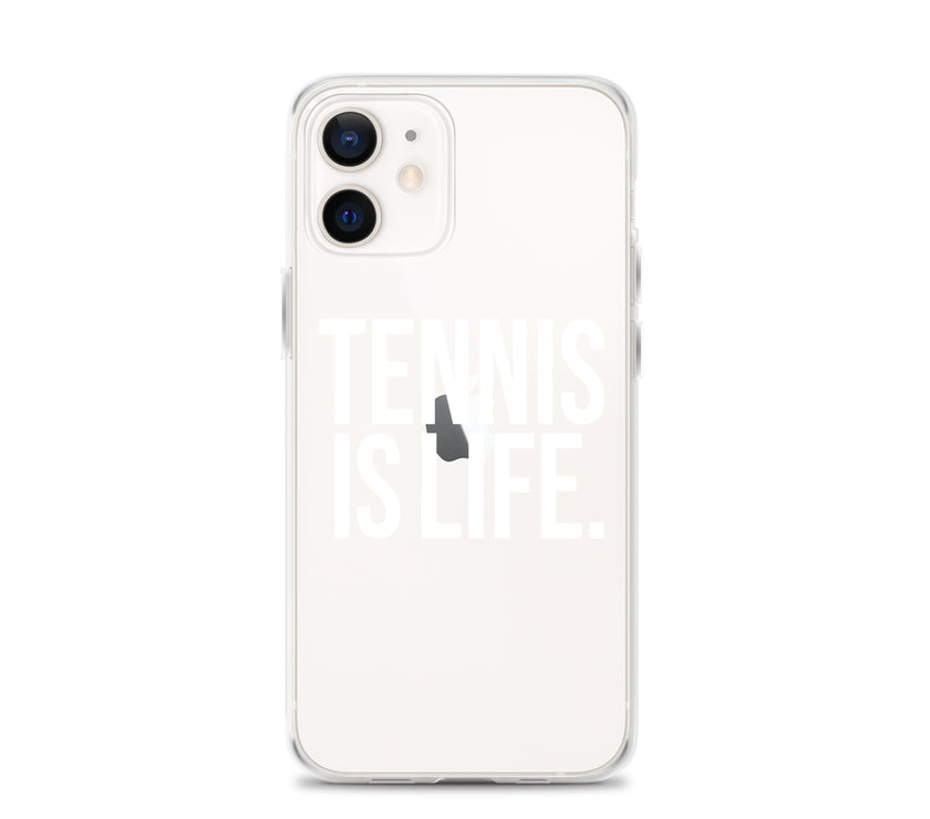 TENNIS IS LIFE Clear Case for iPhone® by CoVA Tennis