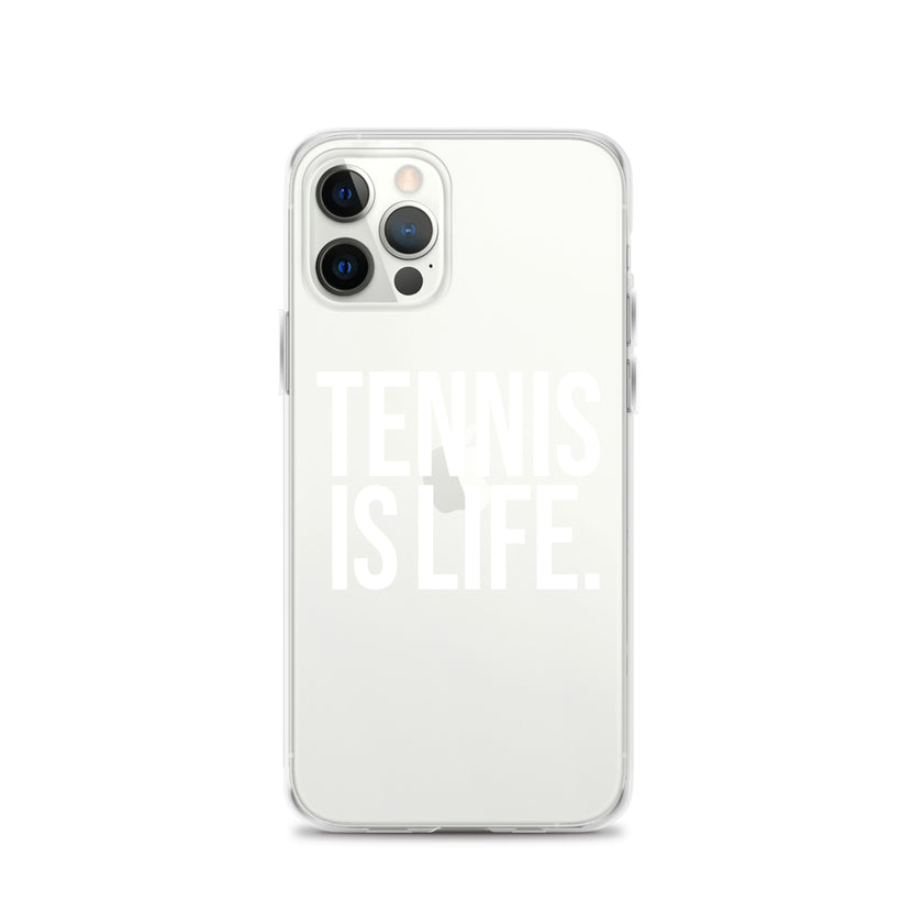 TENNIS IS LIFE Clear Case for iPhone® by CoVA Tennis