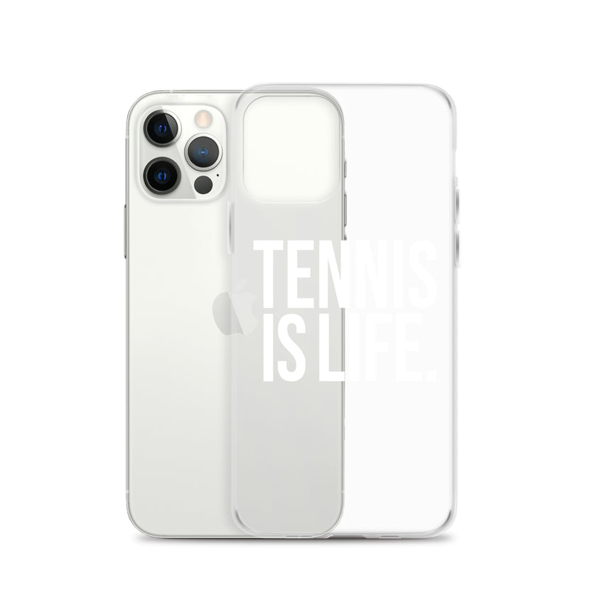 TENNIS IS LIFE Clear Case for iPhone® by CoVA Tennis