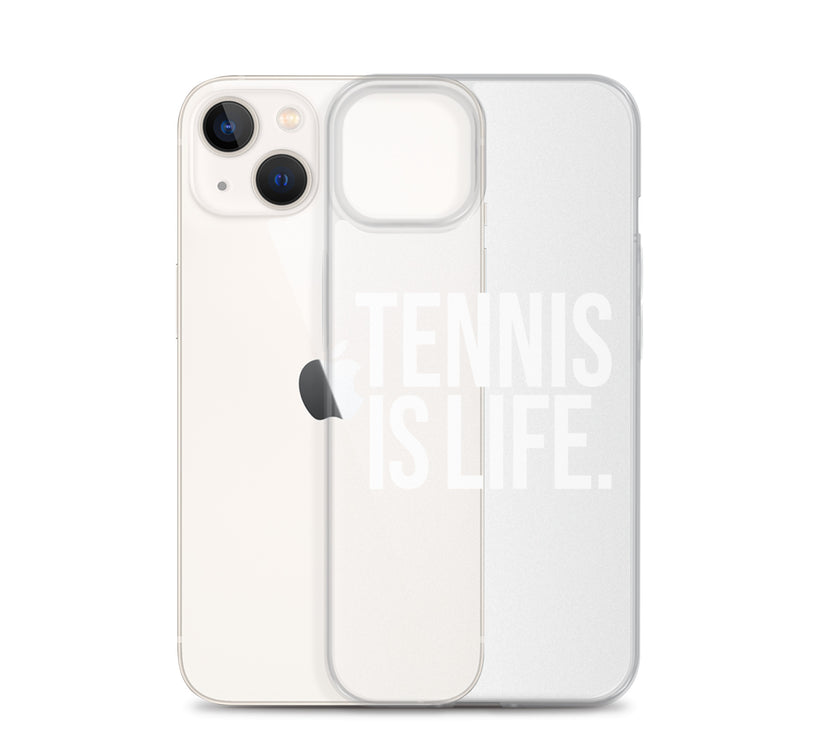 TENNIS IS LIFE Clear Case for iPhone® by CoVA Tennis