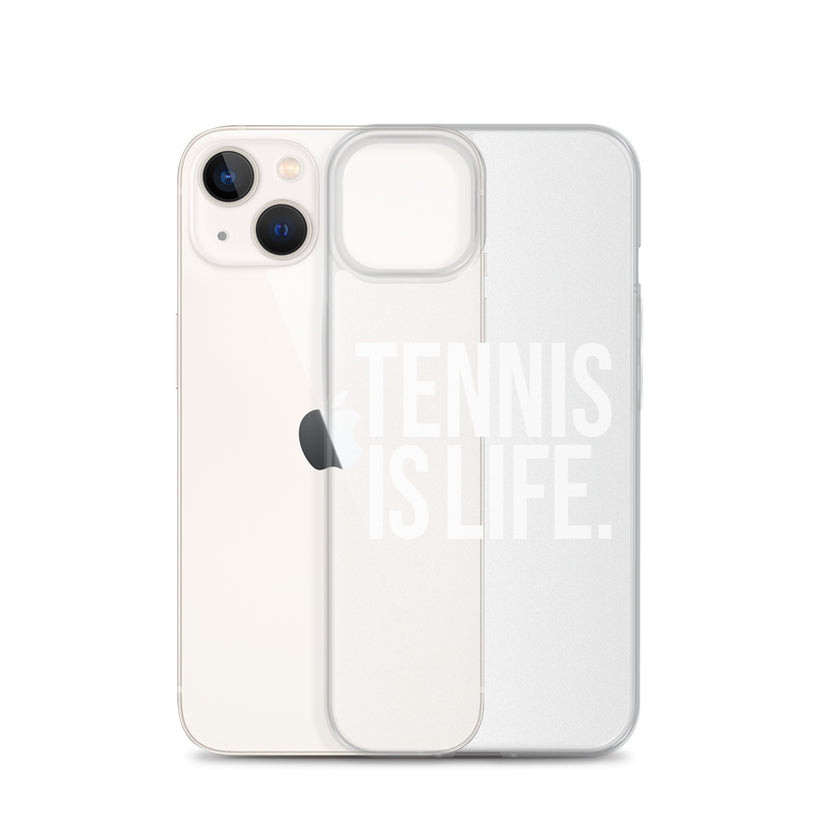 TENNIS IS LIFE Clear Case for iPhone® by CoVA Tennis