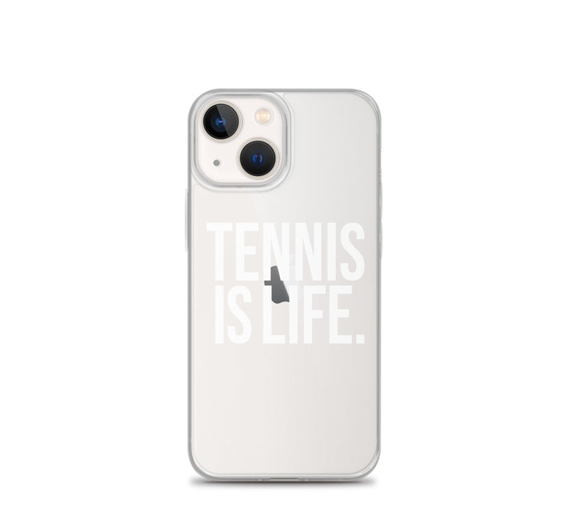 TENNIS IS LIFE Clear Case for iPhone® by CoVA Tennis