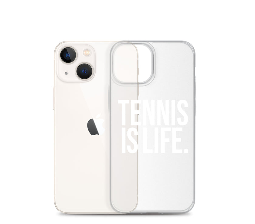 TENNIS IS LIFE Clear Case for iPhone® by CoVA Tennis