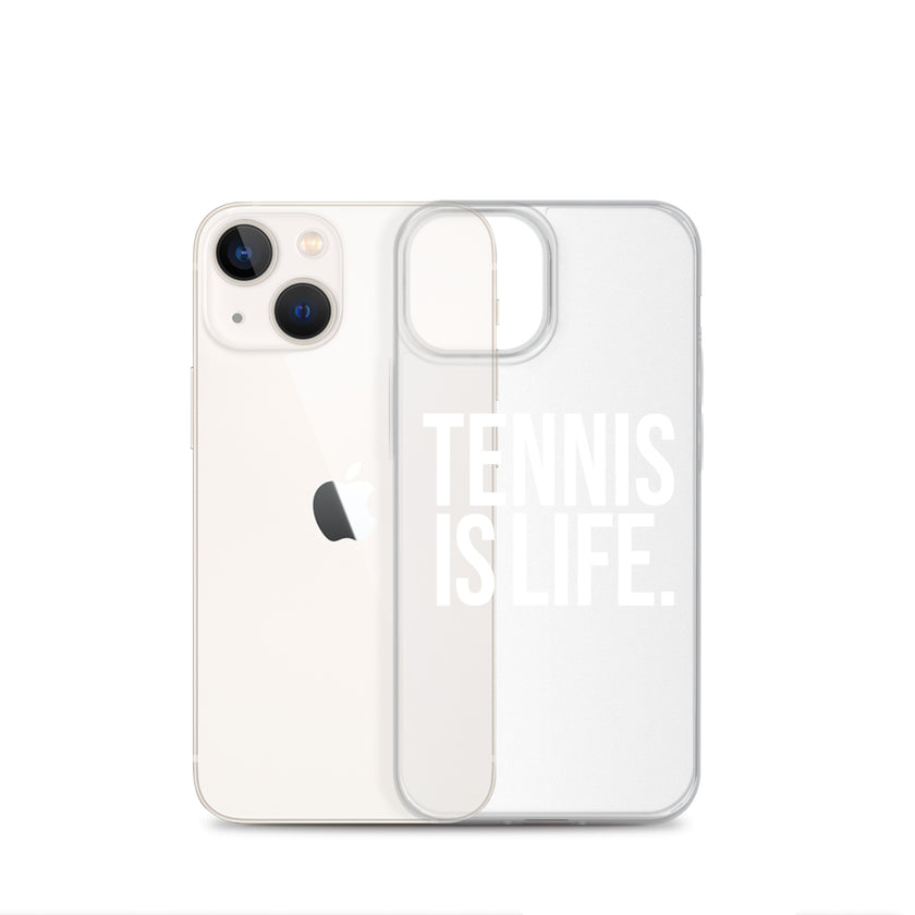 TENNIS IS LIFE Clear Case for iPhone® by CoVA Tennis