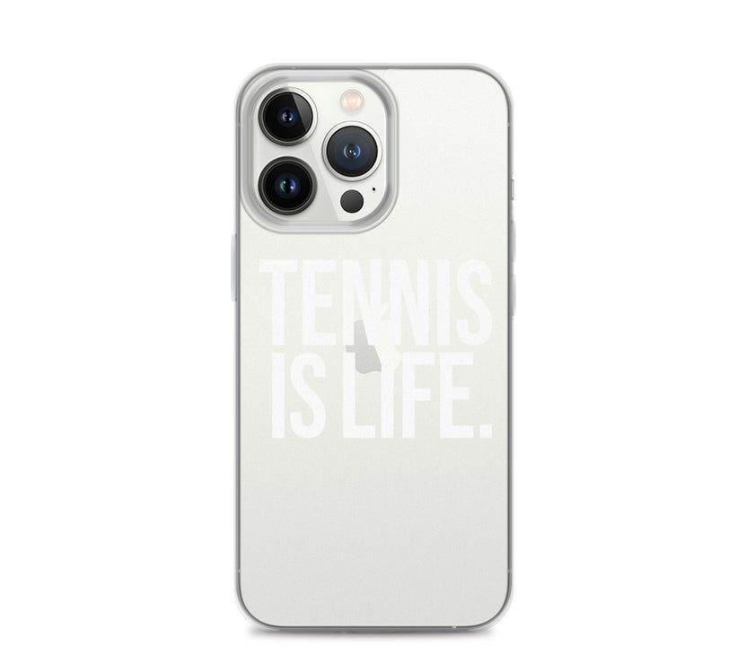 TENNIS IS LIFE Clear Case for iPhone® by CoVA Tennis