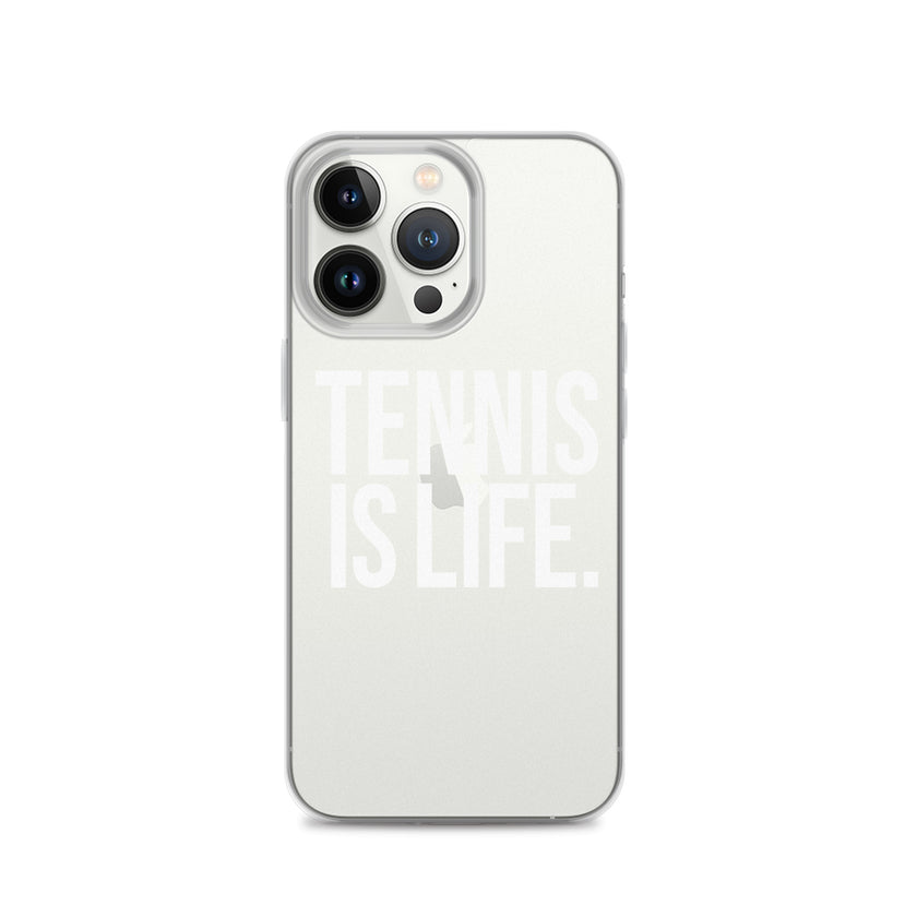 TENNIS IS LIFE Clear Case for iPhone® by CoVA Tennis