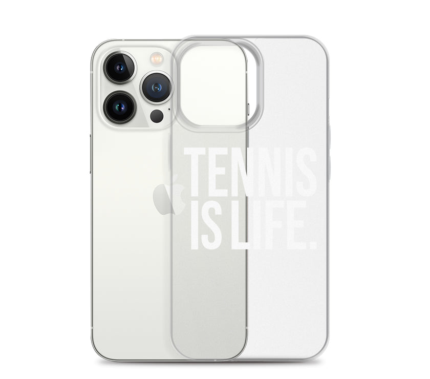 TENNIS IS LIFE Clear Case for iPhone® by CoVA Tennis