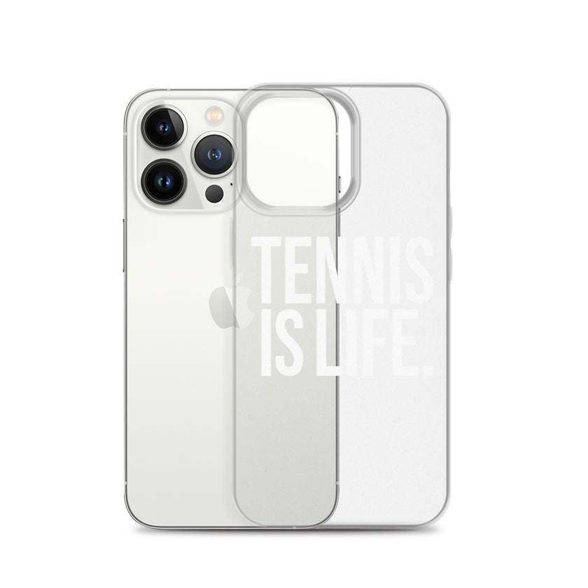 TENNIS IS LIFE Clear Case for iPhone® by CoVA Tennis