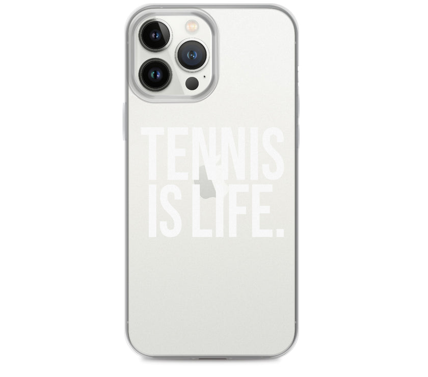 TENNIS IS LIFE Clear Case for iPhone® by CoVA Tennis