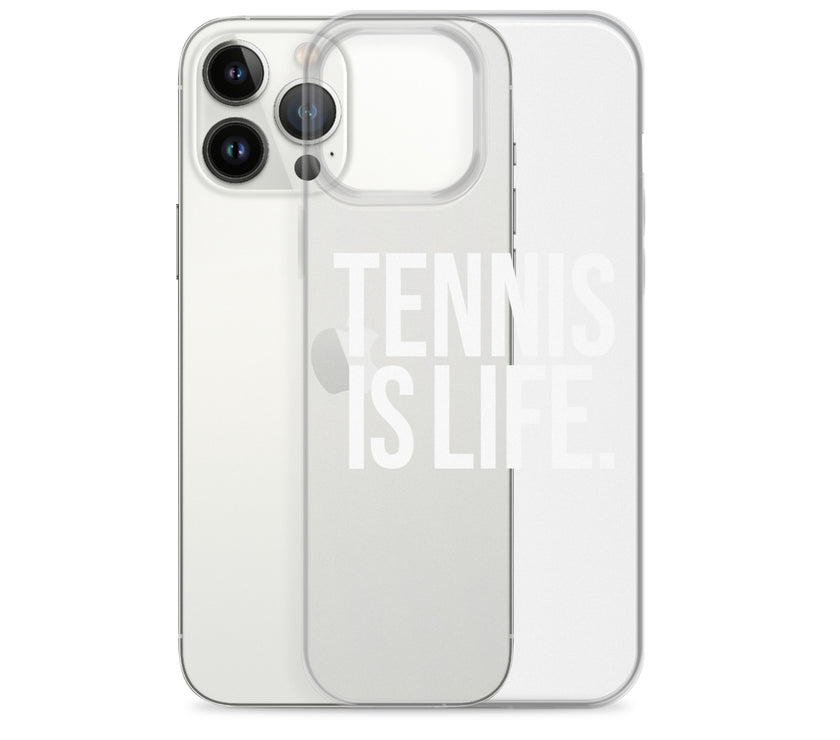 TENNIS IS LIFE Clear Case for iPhone® by CoVA Tennis