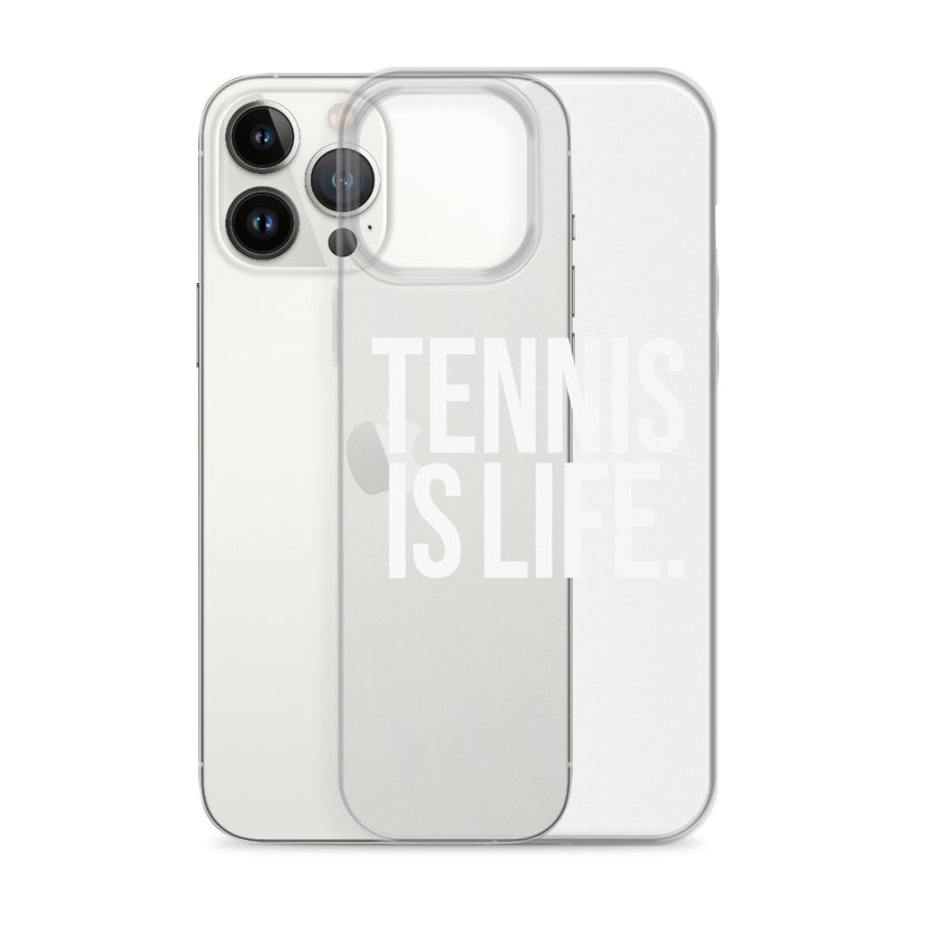 TENNIS IS LIFE Clear Case for iPhone® by CoVA Tennis