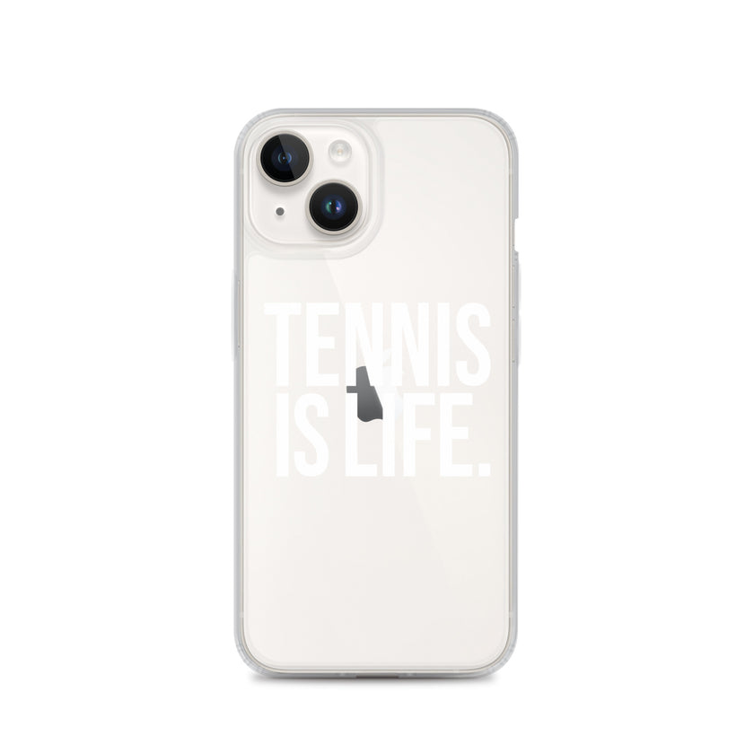 TENNIS IS LIFE Clear Case for iPhone® by CoVA Tennis