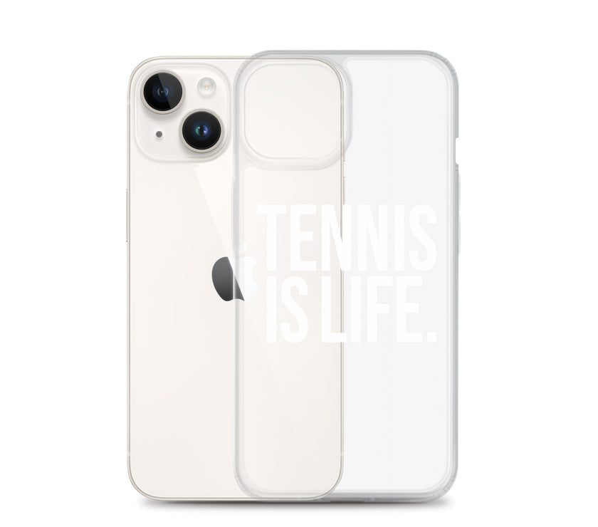 TENNIS IS LIFE Clear Case for iPhone® by CoVA Tennis