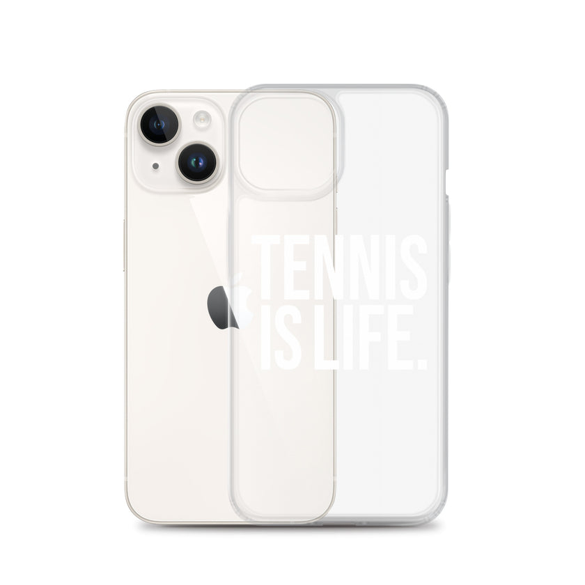 TENNIS IS LIFE Clear Case for iPhone® by CoVA Tennis