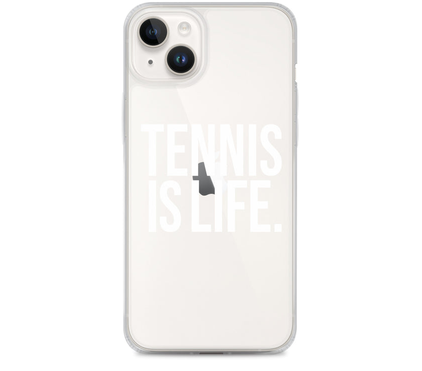 TENNIS IS LIFE Clear Case for iPhone® by CoVA Tennis