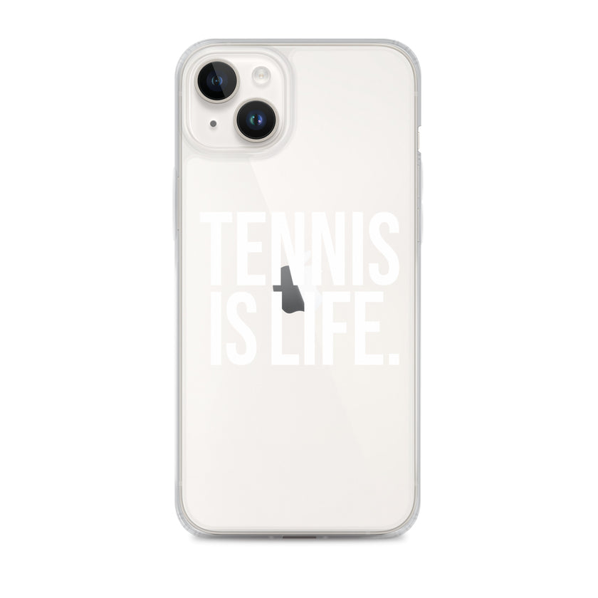 TENNIS IS LIFE Clear Case for iPhone® by CoVA Tennis