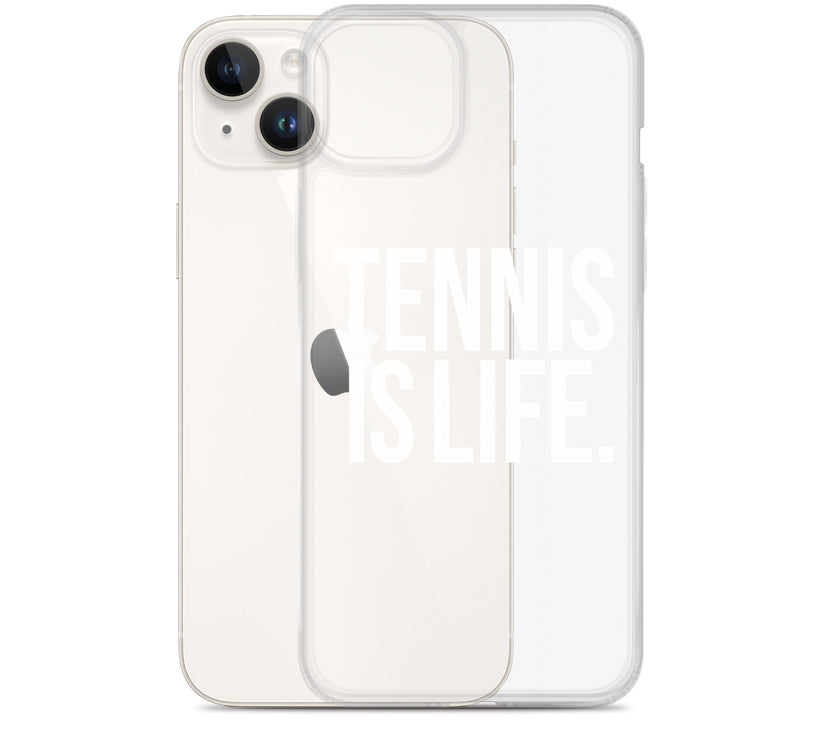 TENNIS IS LIFE Clear Case for iPhone® by CoVA Tennis