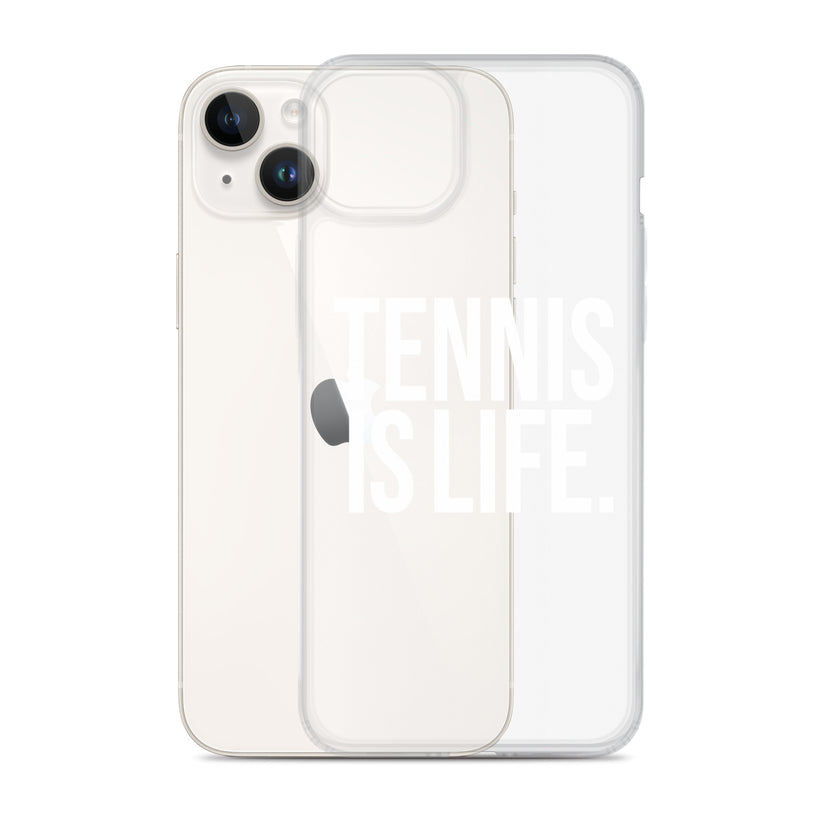 TENNIS IS LIFE Clear Case for iPhone® by CoVA Tennis