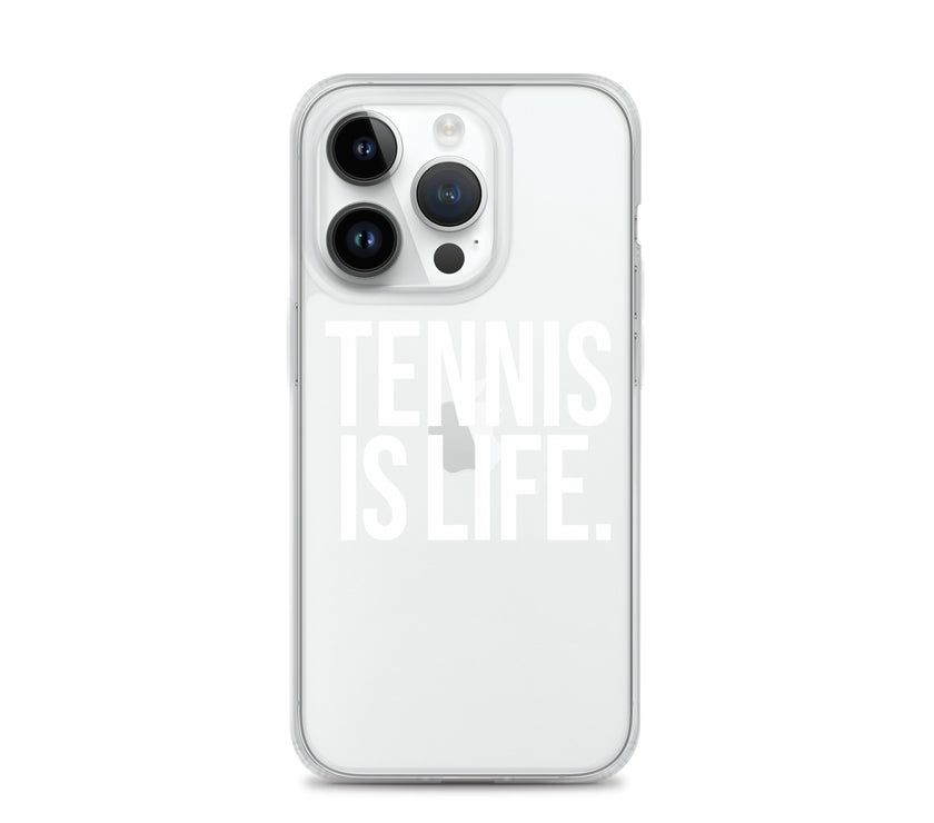 TENNIS IS LIFE Clear Case for iPhone® by CoVA Tennis