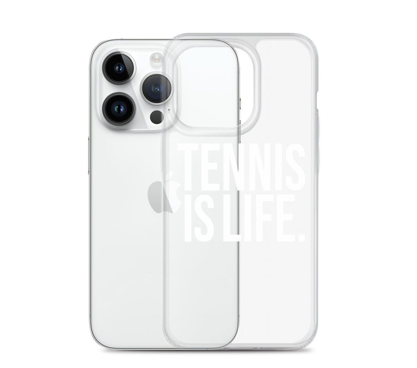 TENNIS IS LIFE Clear Case for iPhone® by CoVA Tennis