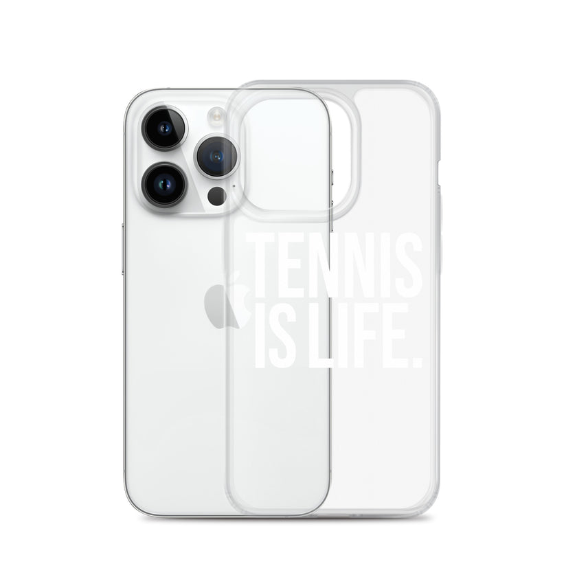 TENNIS IS LIFE Clear Case for iPhone® by CoVA Tennis