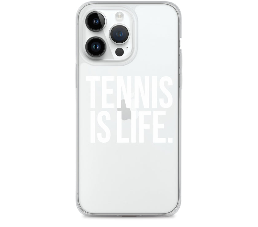 TENNIS IS LIFE Clear Case for iPhone® by CoVA Tennis