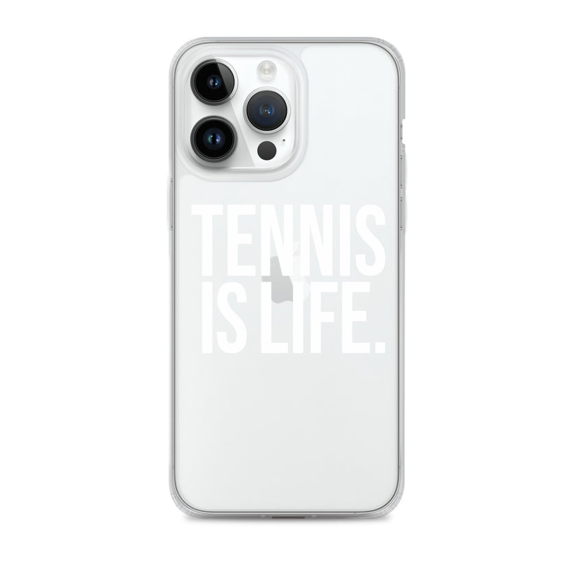 TENNIS IS LIFE Clear Case for iPhone® by CoVA Tennis