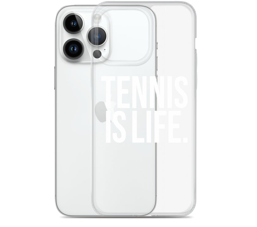 TENNIS IS LIFE Clear Case for iPhone® by CoVA Tennis