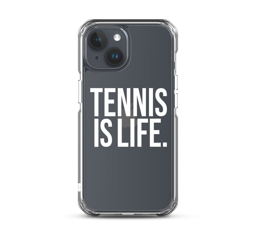 TENNIS IS LIFE Clear Case for iPhone® by CoVA Tennis