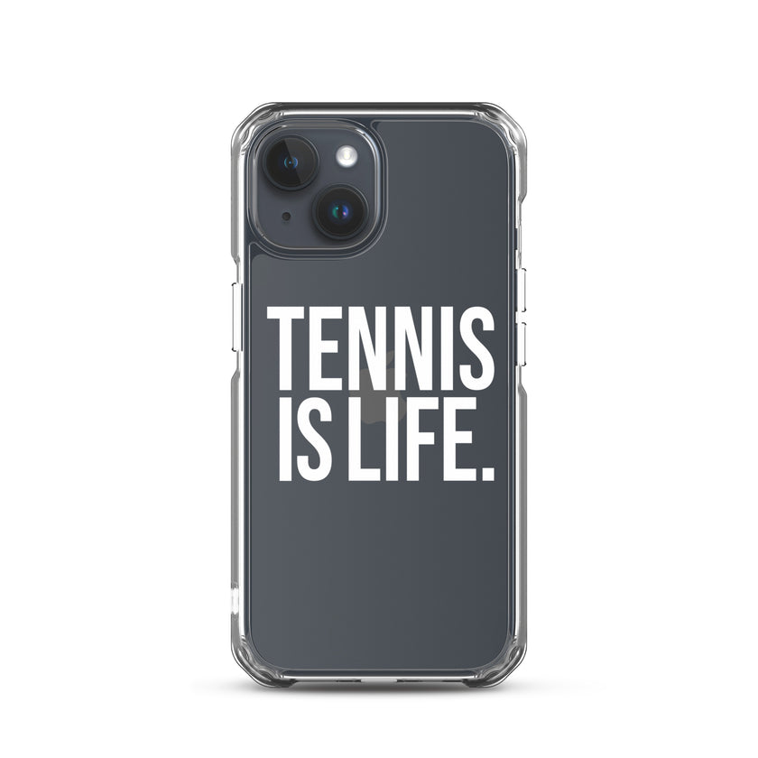 TENNIS IS LIFE Clear Case for iPhone® by CoVA Tennis